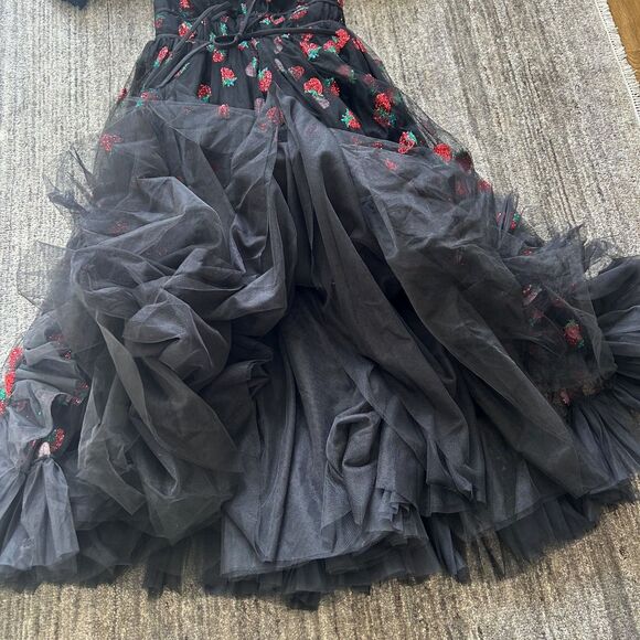 Likira Matoshi Strawberry Sparkle Midi Dress S - Picture 4 of 10